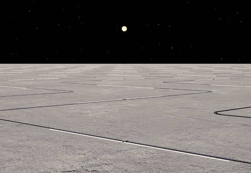 Radio telescope on the moon… Farview Project